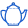 A blue and white logo of a tea pot with a blue background.