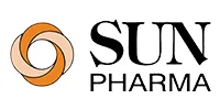 The sun pharma logo on a white background.